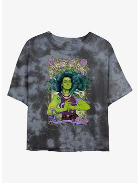 Marvel She-Hulk Sensational Womens Tie-Dye Crop T-Shirt, , hi-res