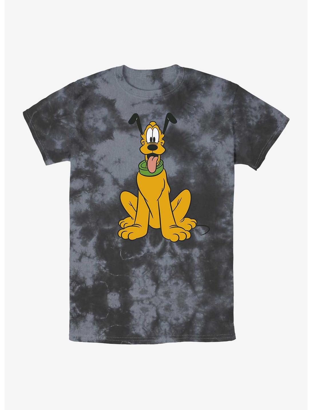 Disney Pluto Traditional Tie-Dye T-Shirt, BLKCHAR, hi-res