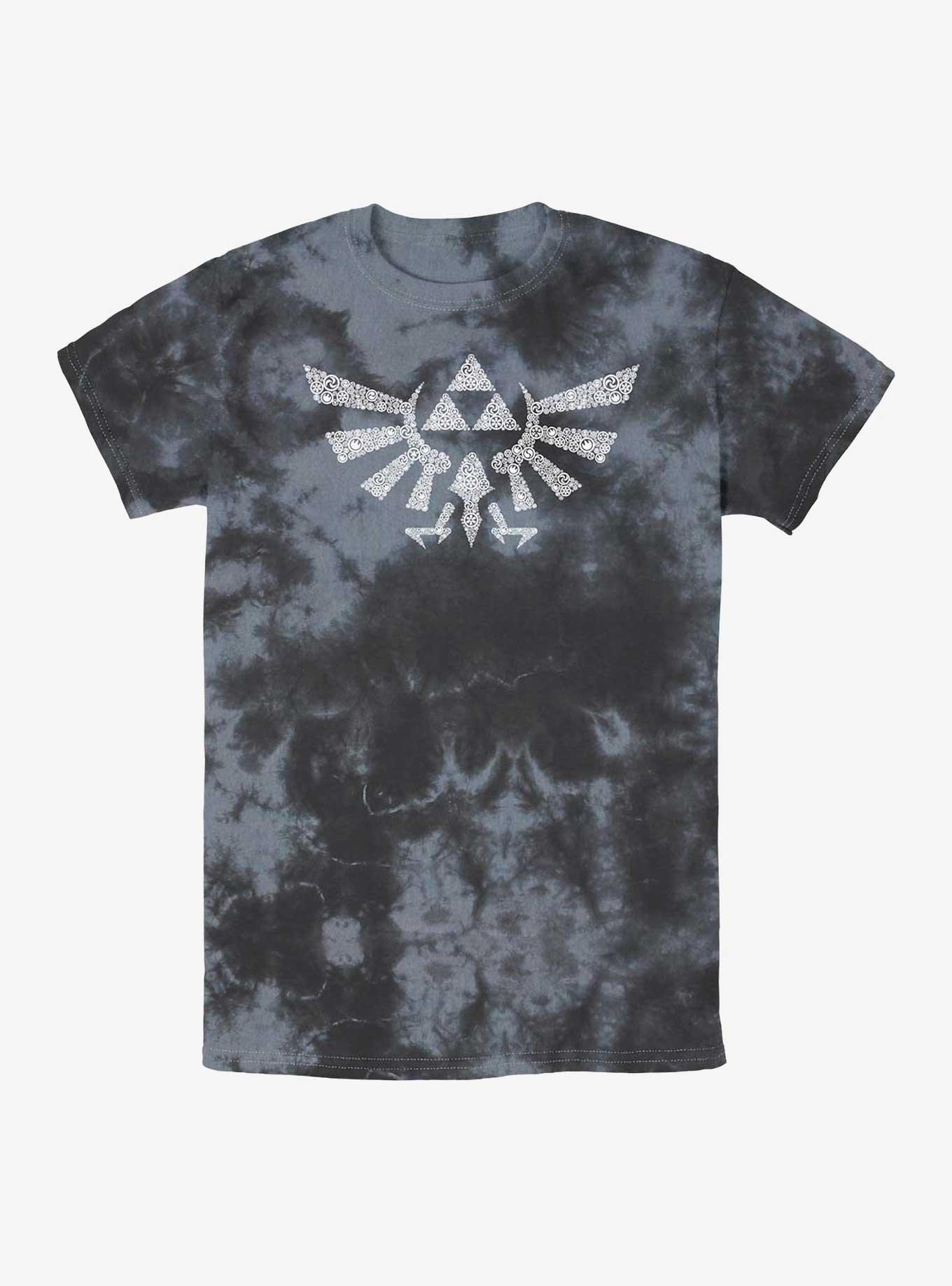 Nintendo The Legend Of Zelda Triforce Crest Tie-Dye T-Shirt, , hi-res