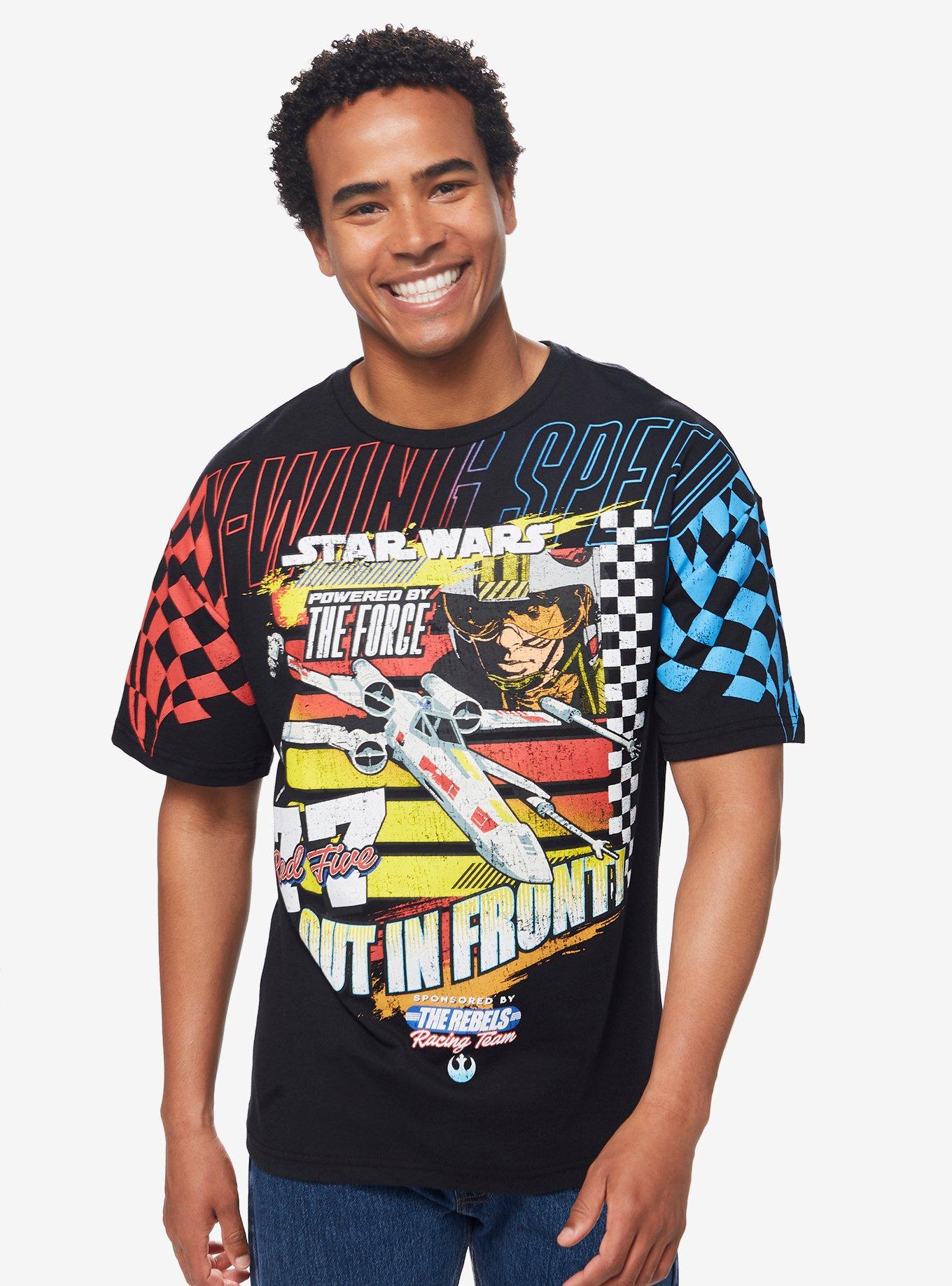 Star Wars Rebels X-Wing Racing T-Shirt - BoxLunch Exclusive, BLACK, hi-res