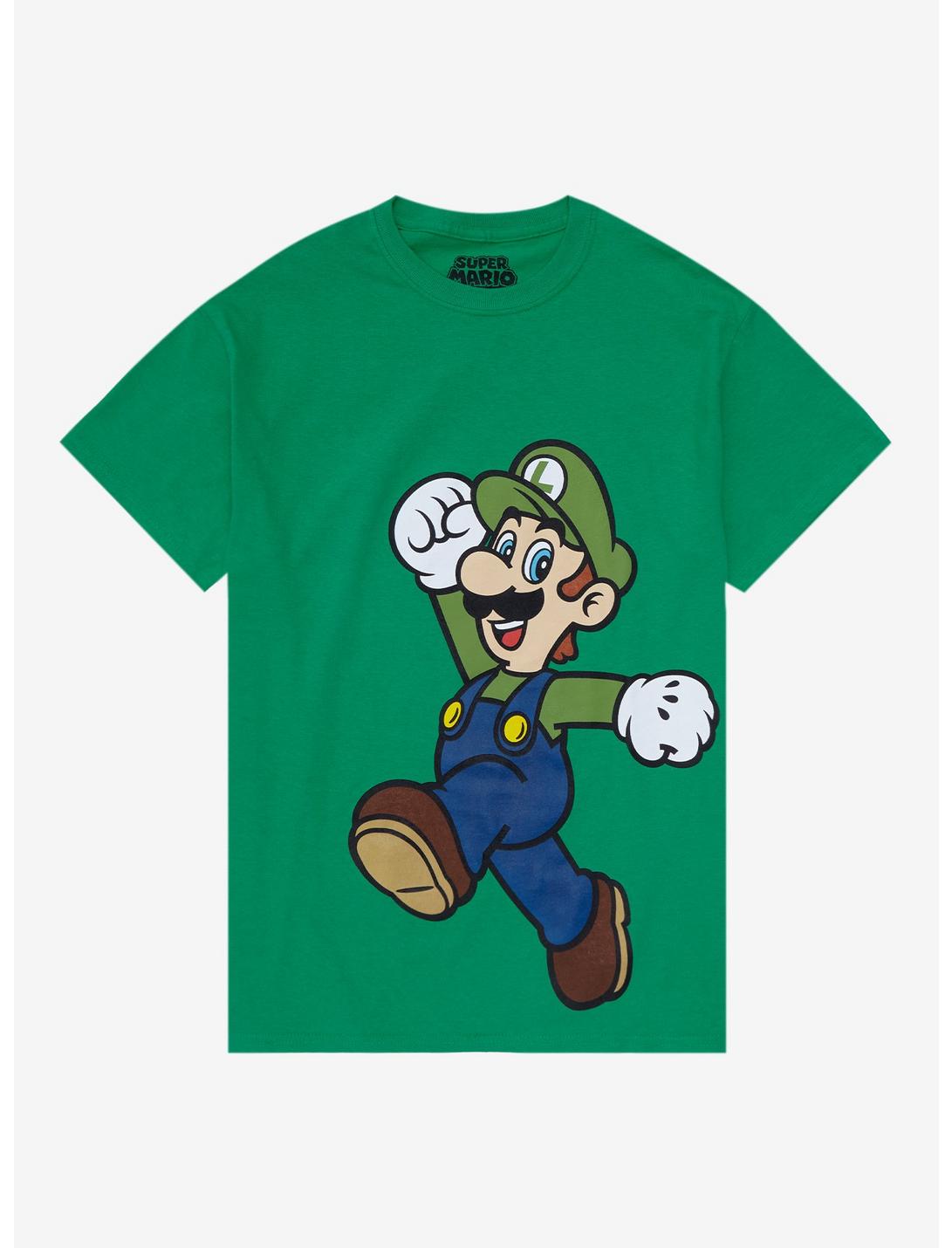Super Mario Bros. Luigi Jumbo Graphic T-Shirt, GREEN, hi-res