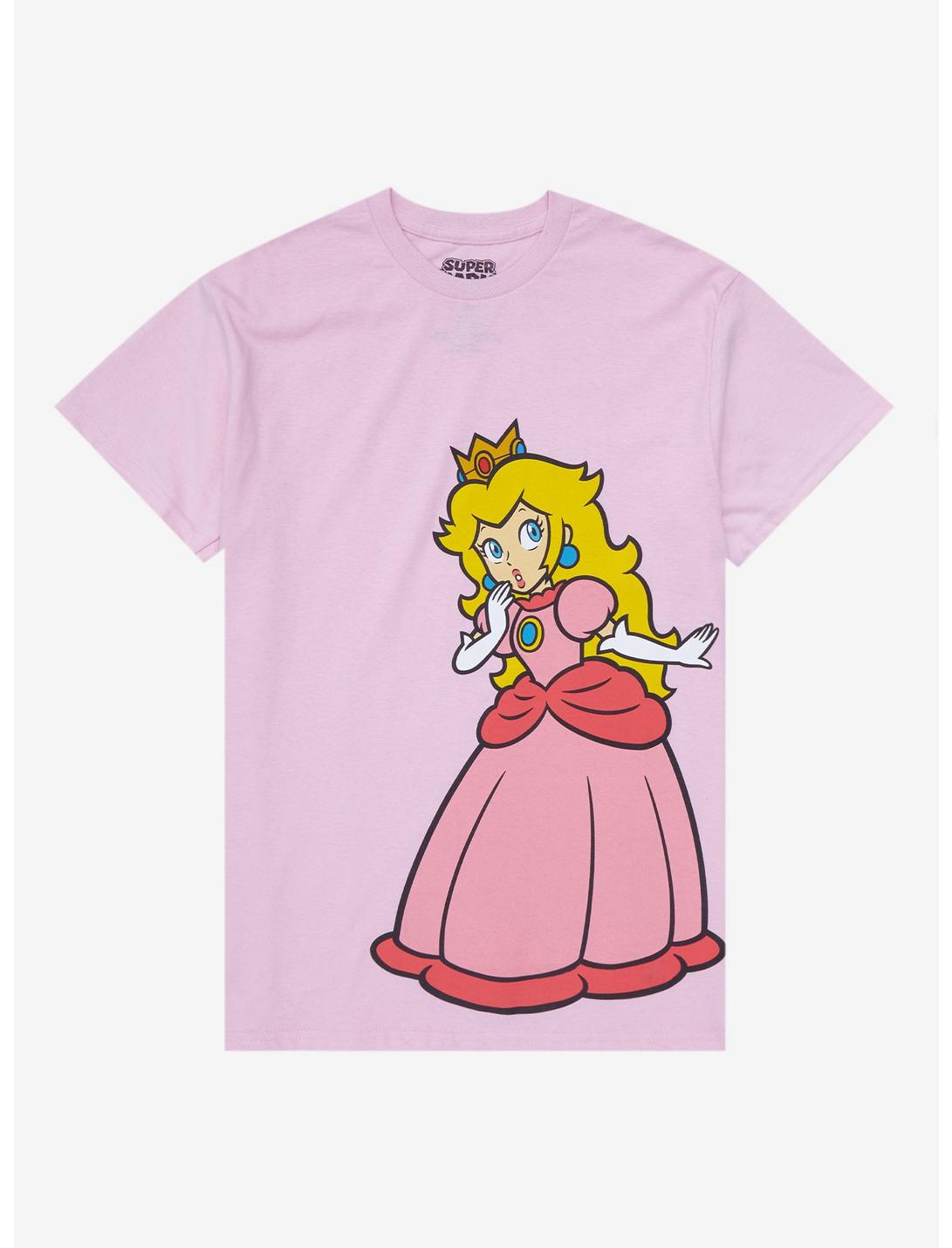 Super Mario Bros. Princess Peach Jumbo Graphic T-Shirt, PINK, hi-res