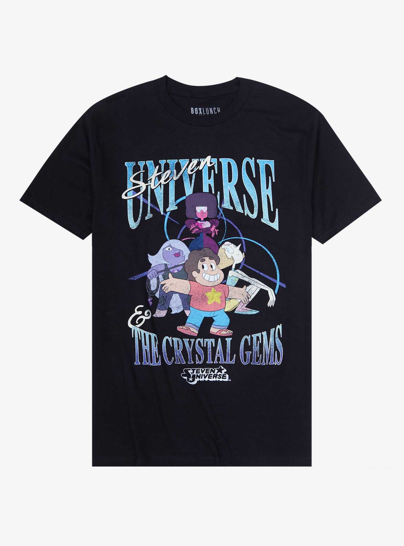 Steven Universe & The Crystal Gems Retro Portrait T-Shirt - BoxLunch Exclusive, , hi-res