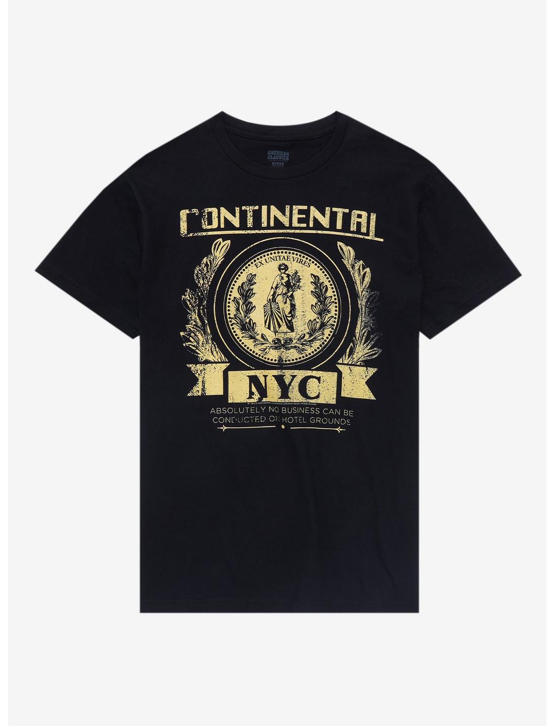 John Wick Continental T-Shirt - BoxLunch Exclusive, NAVY, hi-res
