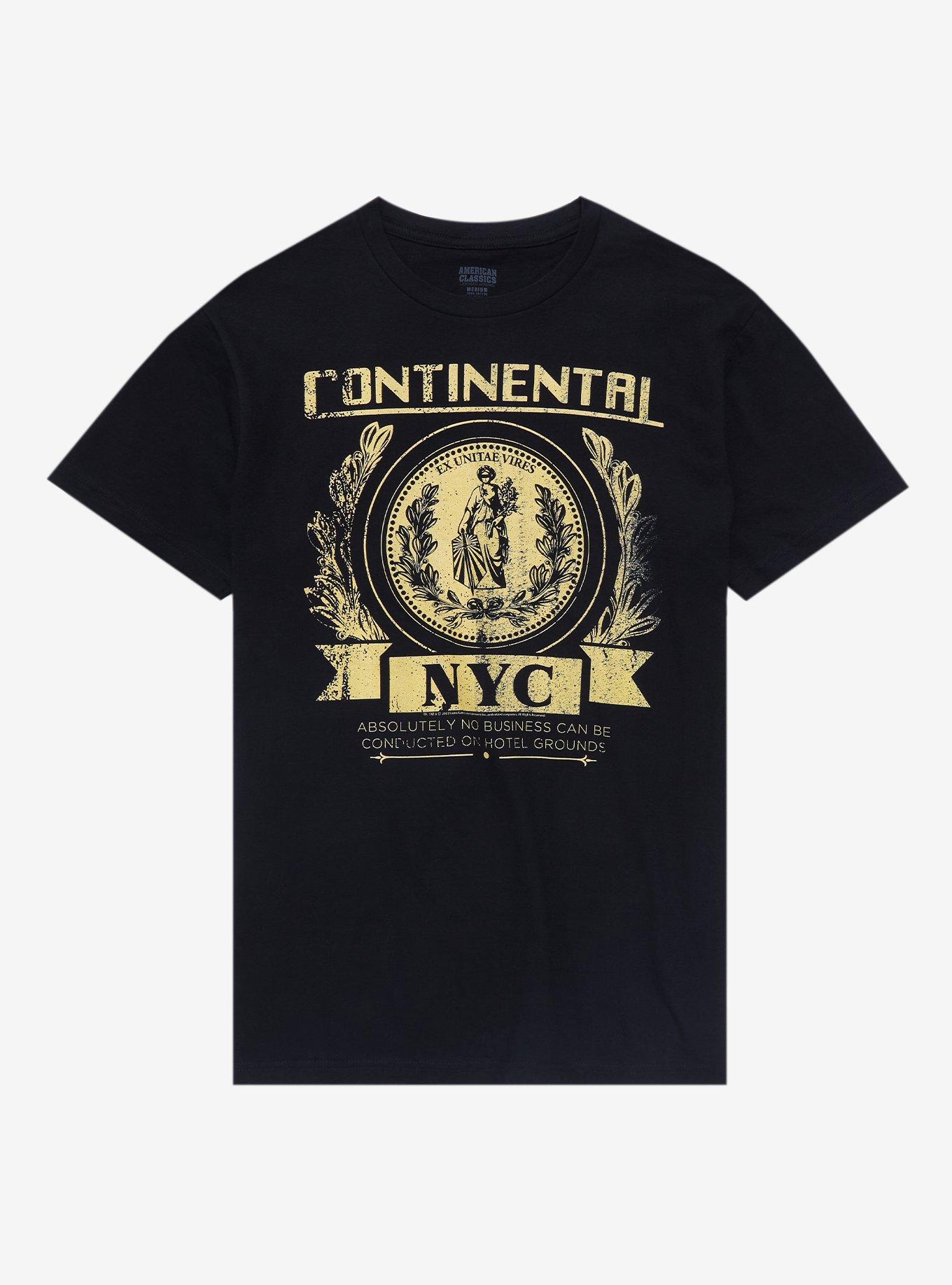 John Wick Continental T-Shirt - BoxLunch Exclusive, NAVY, hi-res