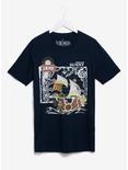 One Piece Thousand Sunny Map T-Shirt - BoxLunch Exclusive , NAVY, hi-res