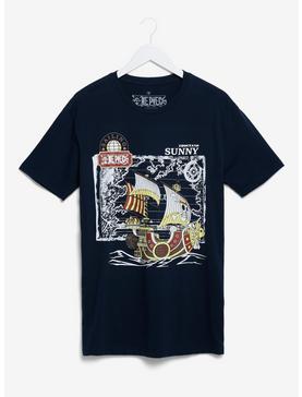 One Piece Thousand Sunny Map T-Shirt - BoxLunch Exclusive , , hi-res