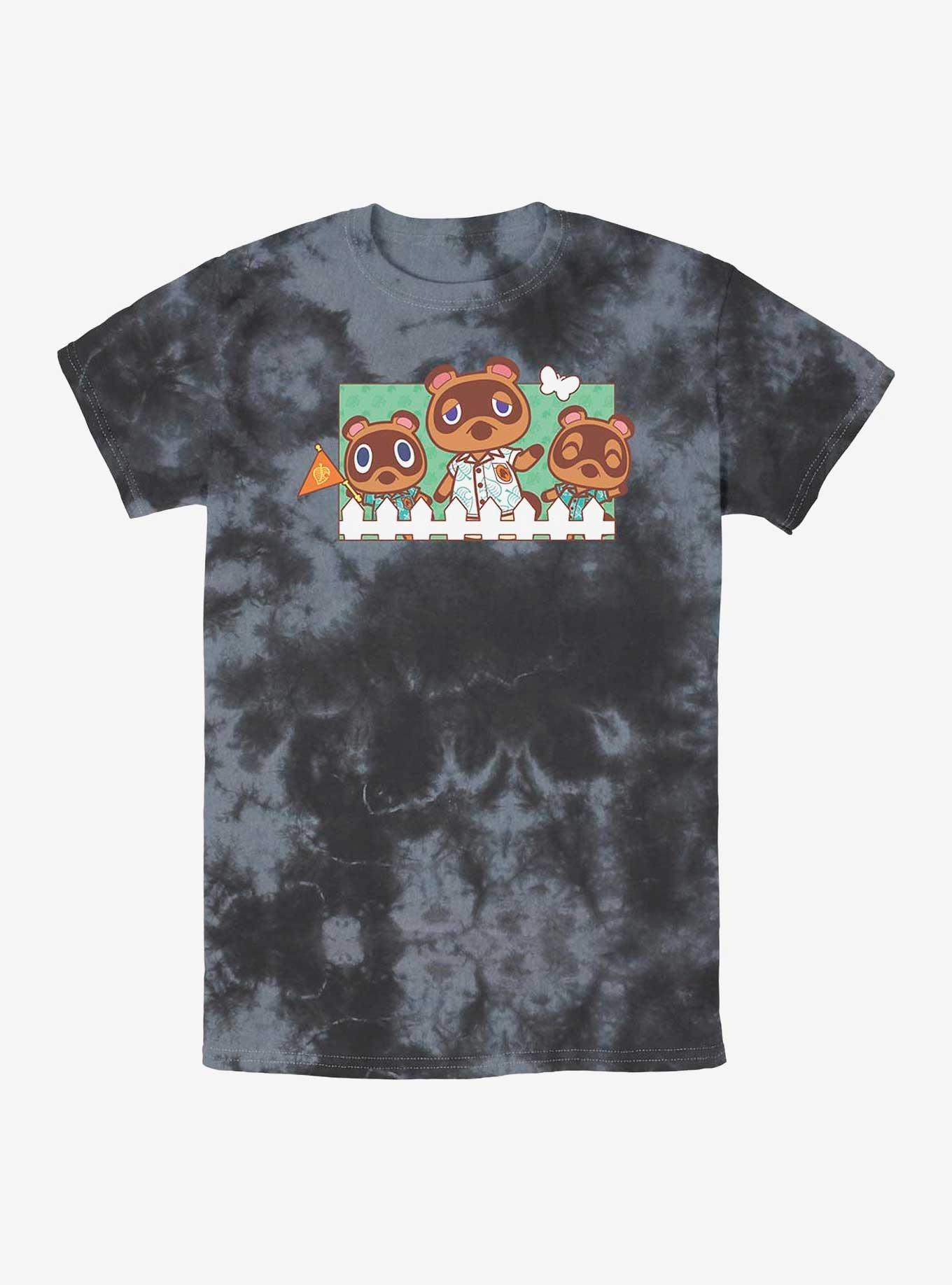 Nintendo Animal Crossing Nook Family Tie-Dye T-Shirt, BLKCHAR, hi-res