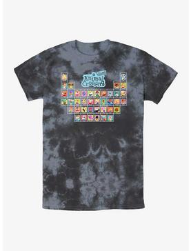 Nintendo Animal Crossing: New Horizon Periodic Table Tie-Dye T-Shirt, , hi-res