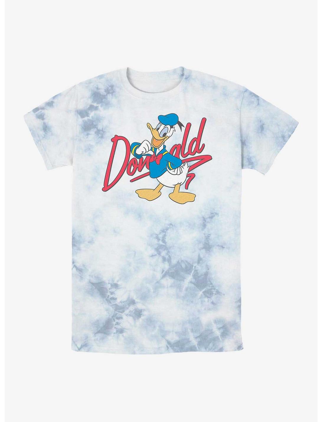 Disney Donald Duck Signature Tie-Dye T-Shirt, WHITEBLUE, hi-res