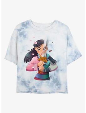 Disney Mulan Reflection Womens Tie-Dye Crop T-Shirt, , hi-res