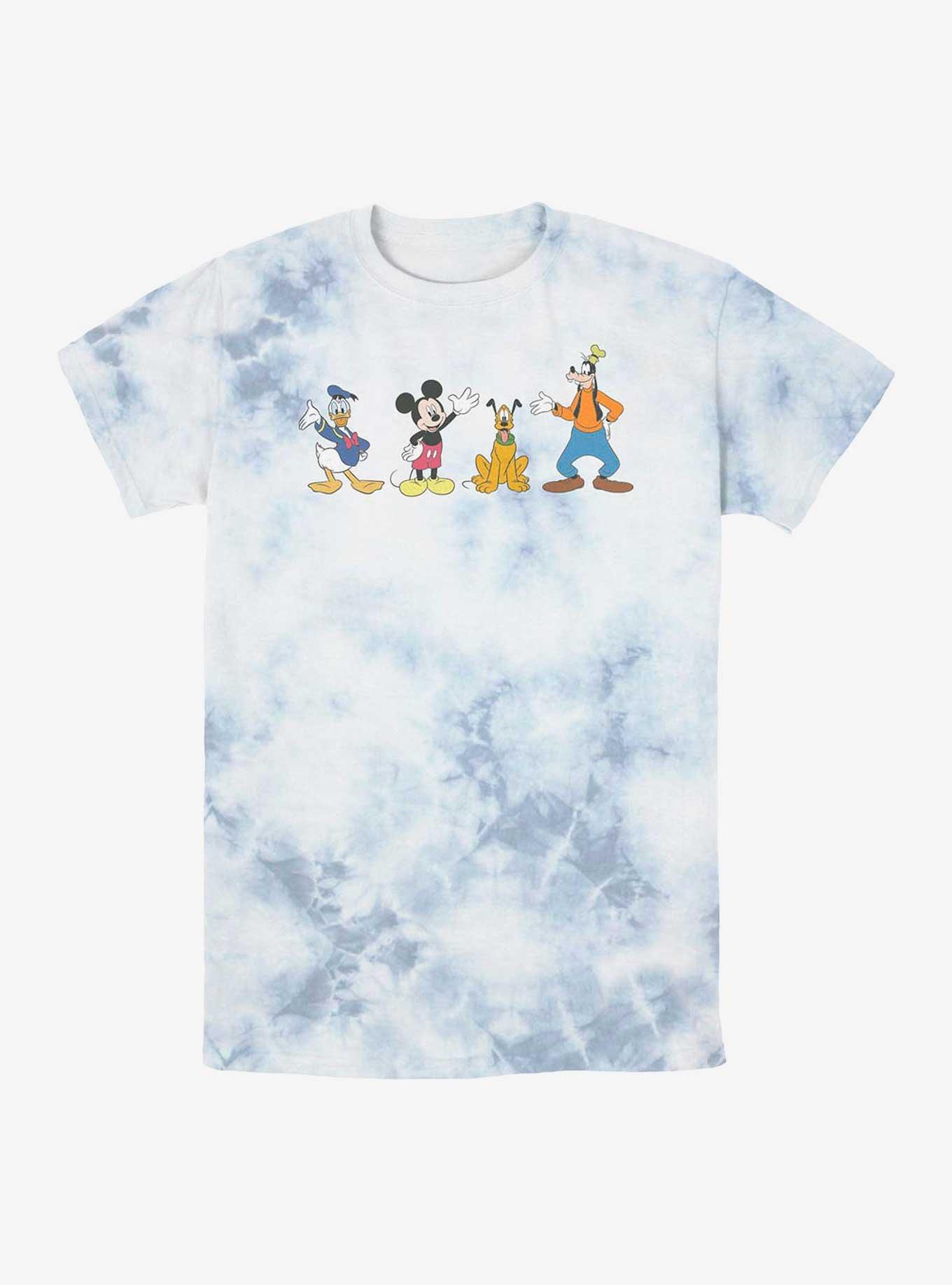 Disney Mickey Mouse Friends Tie-Dye T-Shirt, WHITEBLUE, hi-res