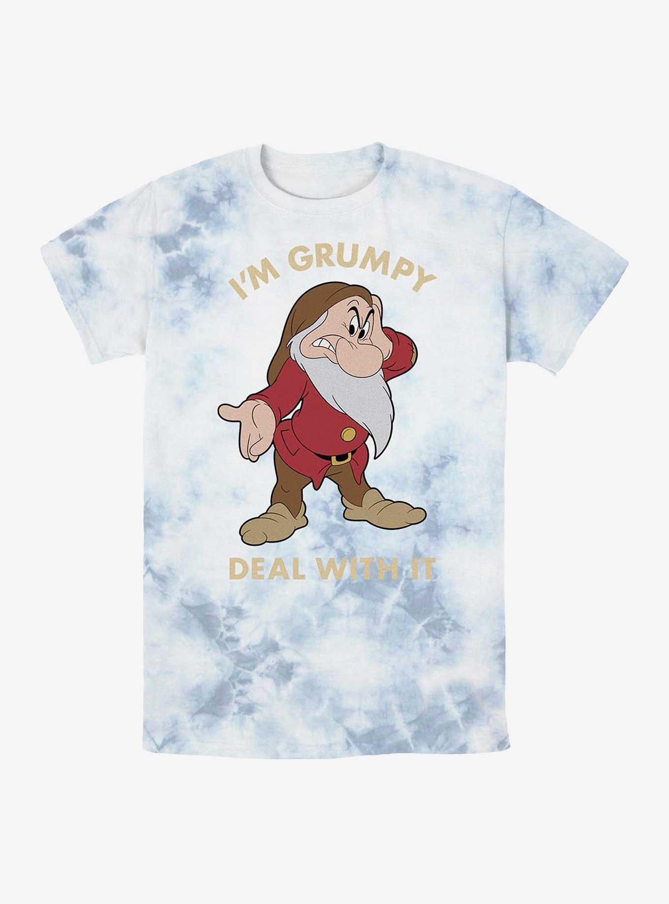 Disney Snow White And The Seven Dwarfs Grumpy Tie Dye T Shirt Her Universe 