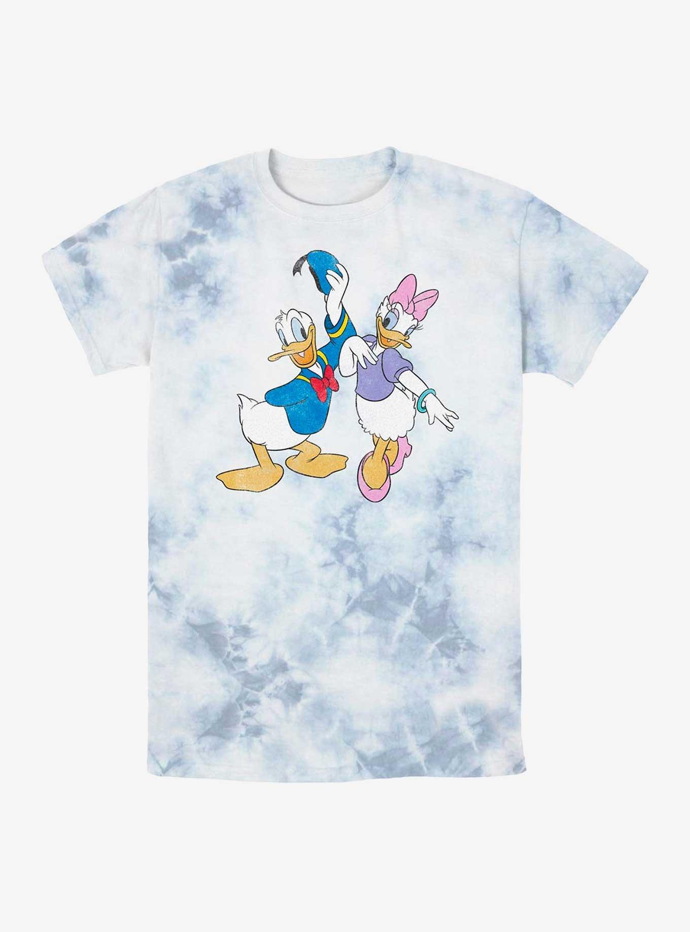 Disney Donald Duck And Daisy Tie-Dye T-Shirt, WHITEBLUE, hi-res