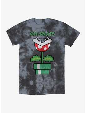 Nintendo Super Mario Bros. Oh Snap Piranha Plant Tie-Dye T-Shirt, , hi-res