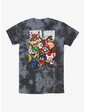Nintendo Super Mario Bros. Group Tie-Dye T-Shirt, , hi-res