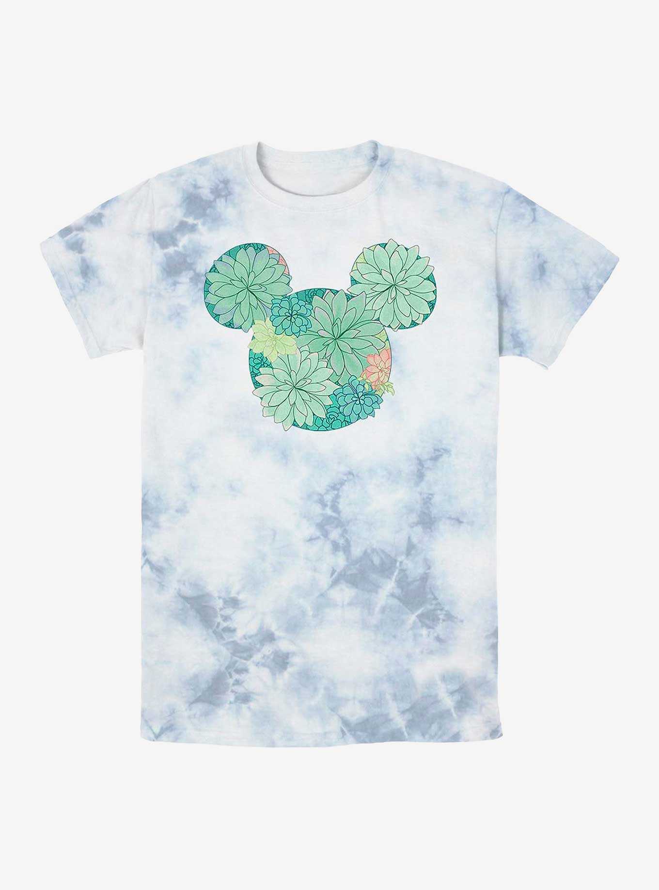 Disney Mickey Mouse Succulents Tie-Dye T-Shirt, , hi-res