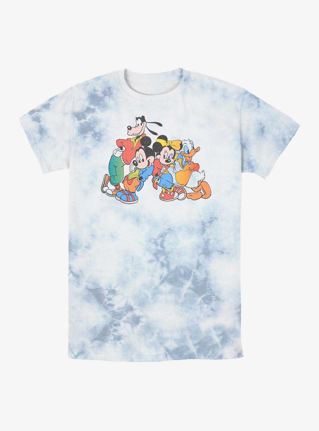 Disney Mickey Mouse And Friends Retro Tie-Dye T-Shirt, WHITEBLUE, hi-res