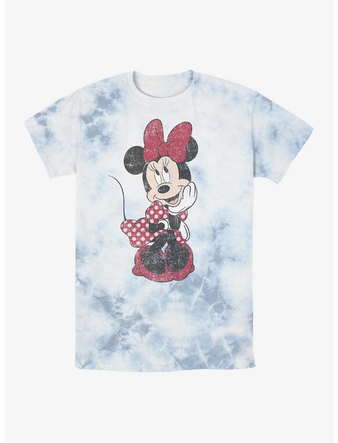 Disney Minnie Mouse Classic Traditional Tie-Dye T-Shirt, WHITEBLUE, hi-res