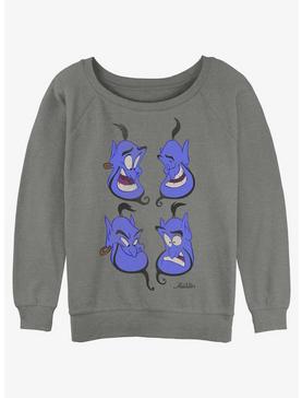 Disney Aladdin Genie Faces Girls Slouchy Sweatshirt, , hi-res