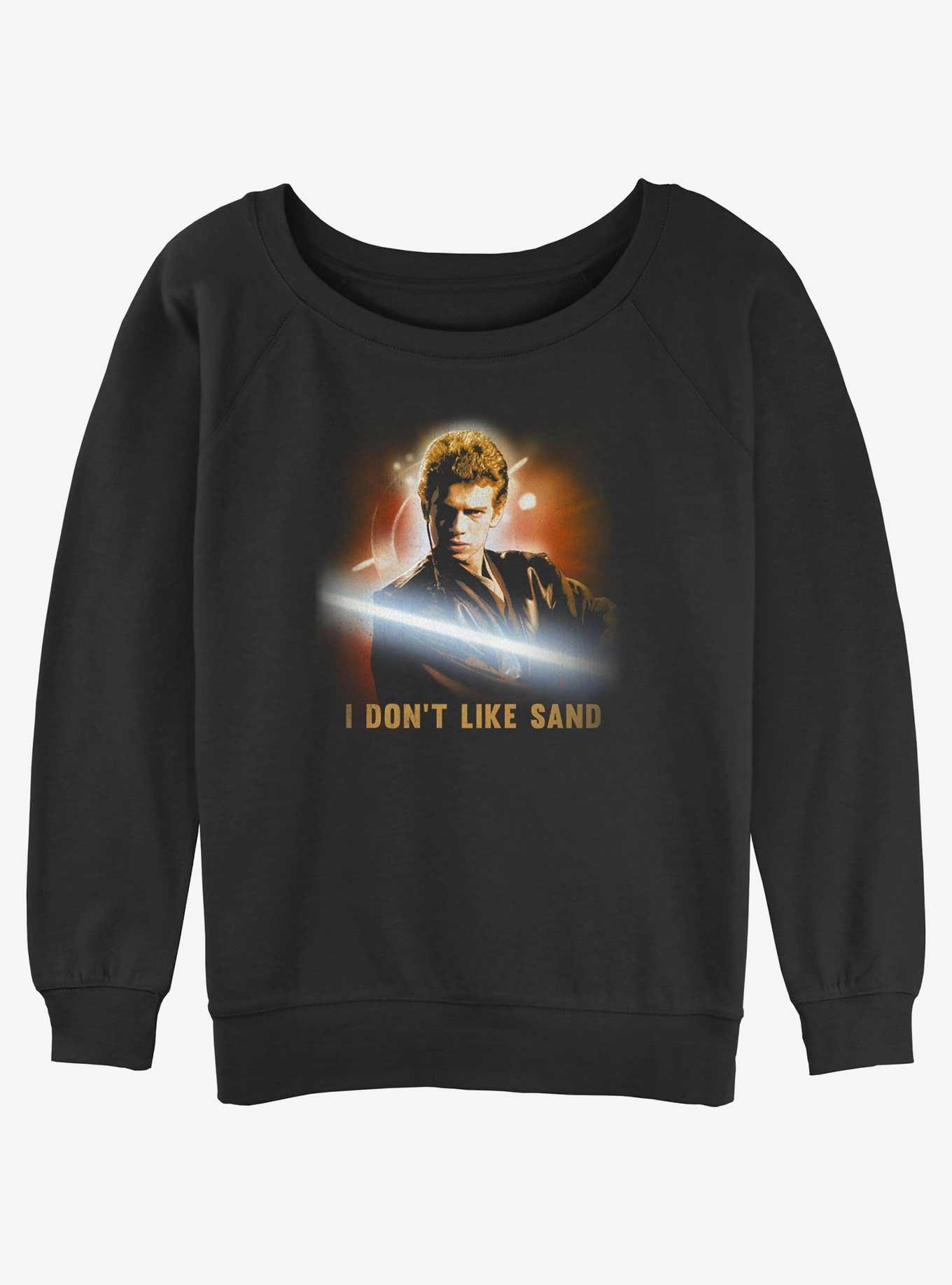 Star Wars Anakin I Don't Like Sand Girls Slouchy Sweatshirt, , hi-res