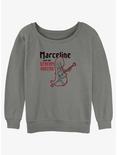Adventure Time Marceline and the Scream Queens Girls Slouchy Sweatshirt, GRAY HTR, hi-res