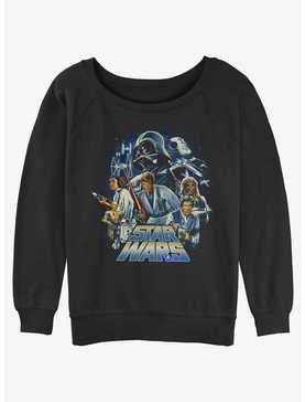 Star Wars Classic Galaxy Heroes Girls Slouchy Sweatshirt, , hi-res