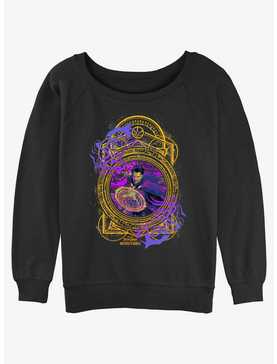 Marvel Doctor Strange in the Multiverse of Madness Neon Spell Girls Slouchy Sweatshirt, , hi-res