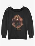 Marvel Doctor Strange in the Multiverse of Madness Wanda Witch Girls Slouchy Sweatshirt, BLACK, hi-res