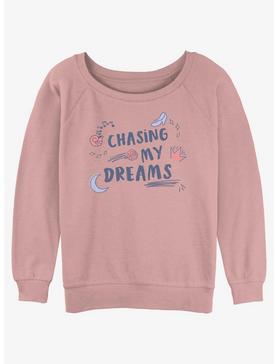 Plus Size Disney Princesses Chasing My Dreams Girls Slouchy Sweatshirt, , hi-res