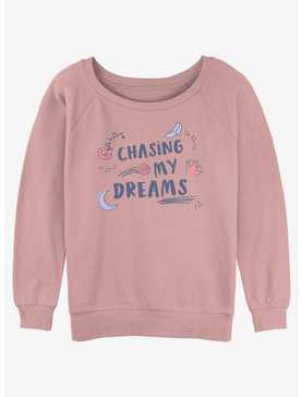Disney Princesses Chasing My Dreams Girls Slouchy Sweatshirt, , hi-res