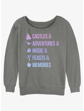 Disney Princesses Just Disney Things Girls Slouchy Sweatshirt, , hi-res