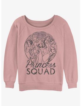 Plus Size Disney Princesses Princess Squad Girls Slouchy Sweatshirt, , hi-res