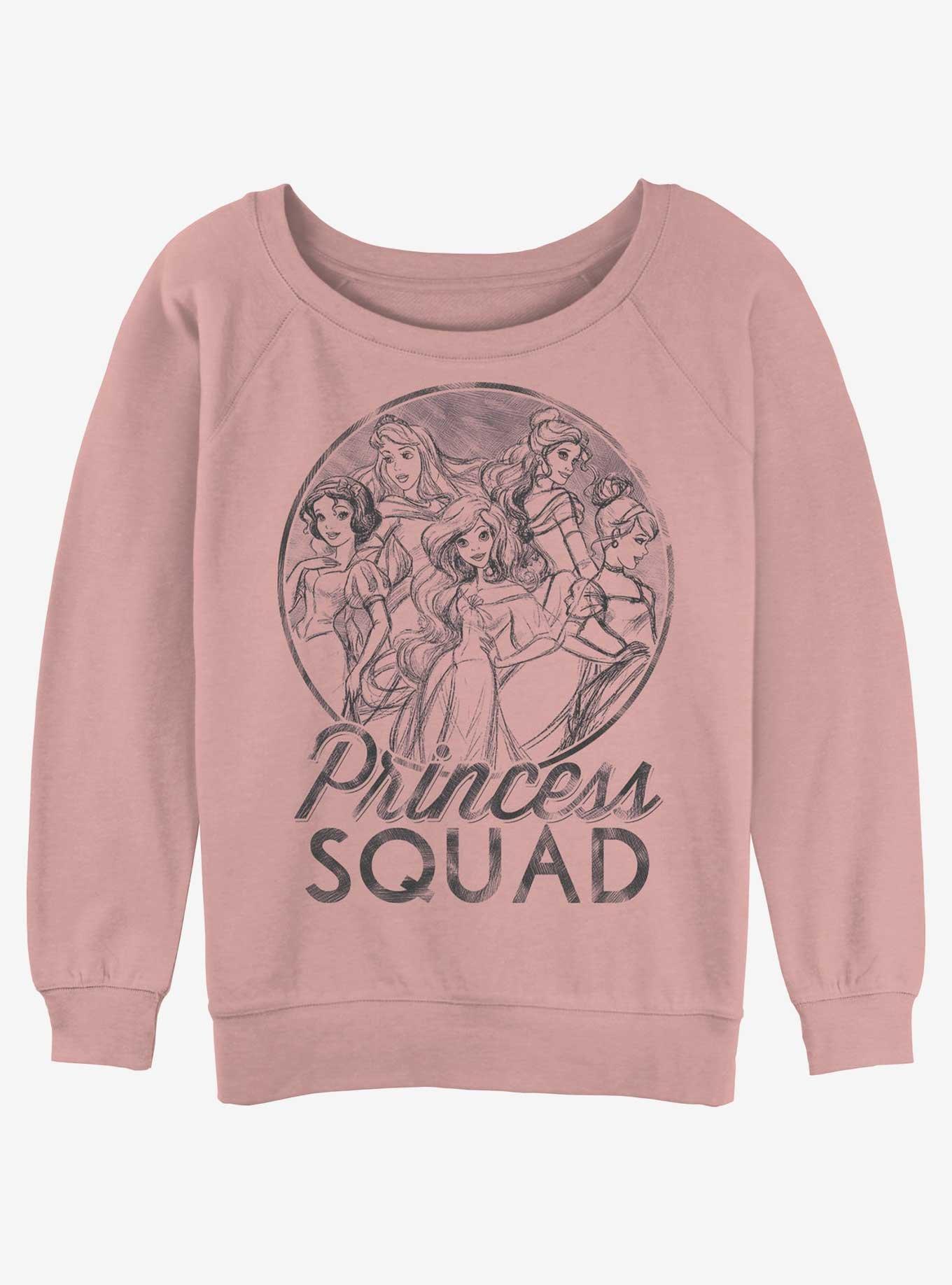 Disney Princesses Princess Squad Girls Slouchy Sweatshirt, , hi-res