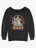 Star Wars Psychedelic Squad Girls Slouchy Sweatshirt, BLACK, hi-res