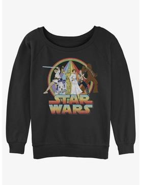 Star Wars Psychedelic Squad Girls Slouchy Sweatshirt, , hi-res