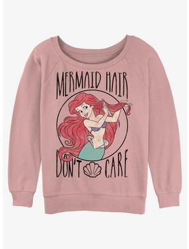 Plus Size Disney The Little Mermaid Ariel Hair Girls Slouchy Sweatshirt, , hi-res