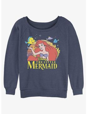 Disney The Little Mermaid Title Girls Slouchy Sweatshirt, , hi-res