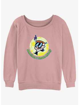 Cartoon Network Dexter's Laboratory I Amaze Myself Girls Slouchy Sweatshirt, , hi-res