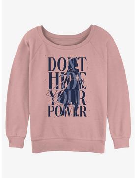 Disney Frozen 2 Don't Hide Your Power Girls Slouchy Sweatshirt, , hi-res