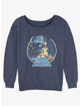 Star Wars Vintage Victory Girls Slouchy Sweatshirt, , hi-res
