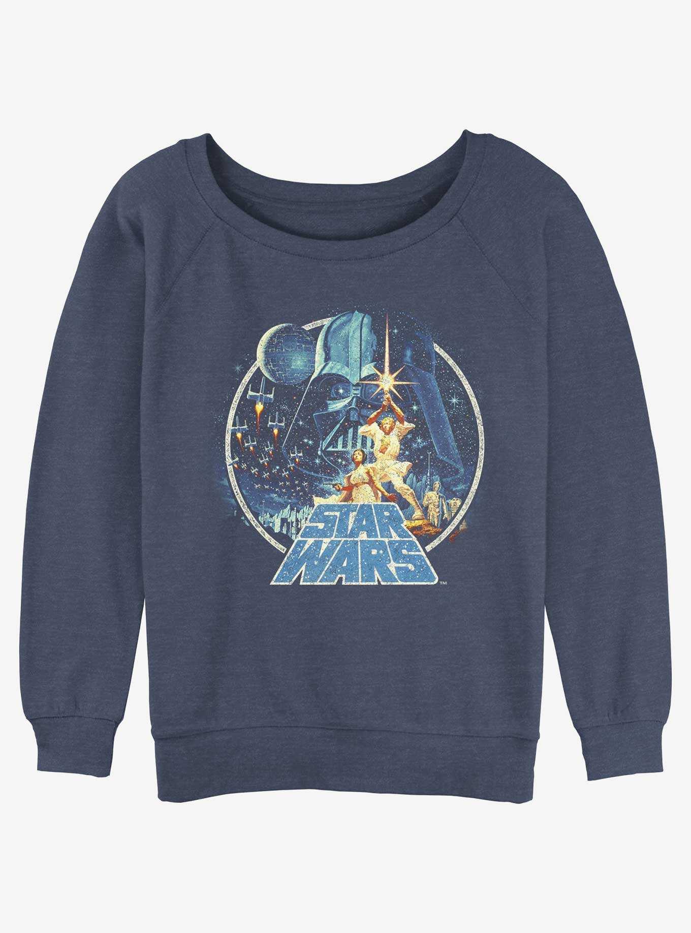 Star Wars Vintage Victory Girls Slouchy Sweatshirt, , hi-res