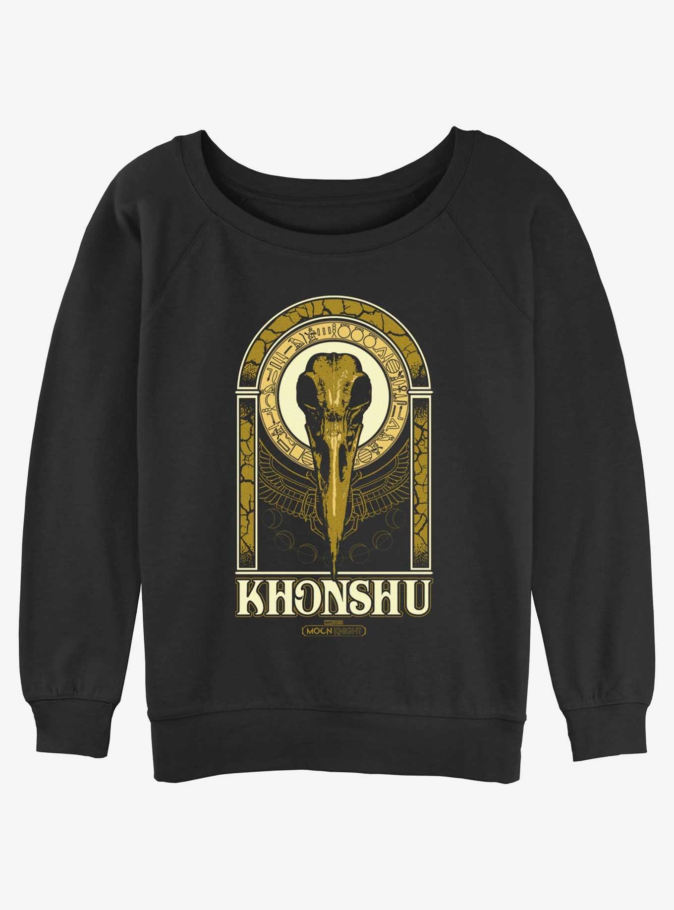 Marvel Moon Knight Khonshu Girls Slouchy Sweatshirt, , hi-res