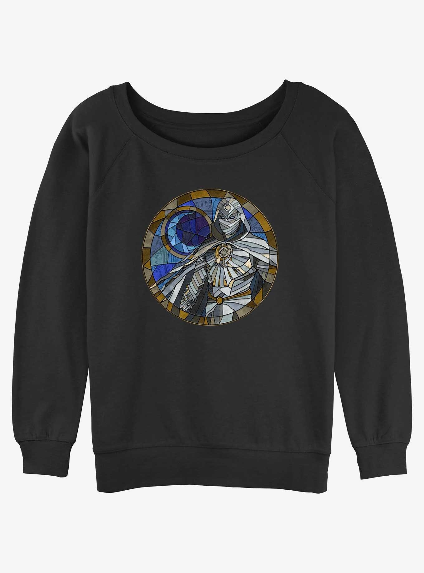 Marvel Moon Knight Moon Glass Girls Slouchy Sweatshirt, , hi-res