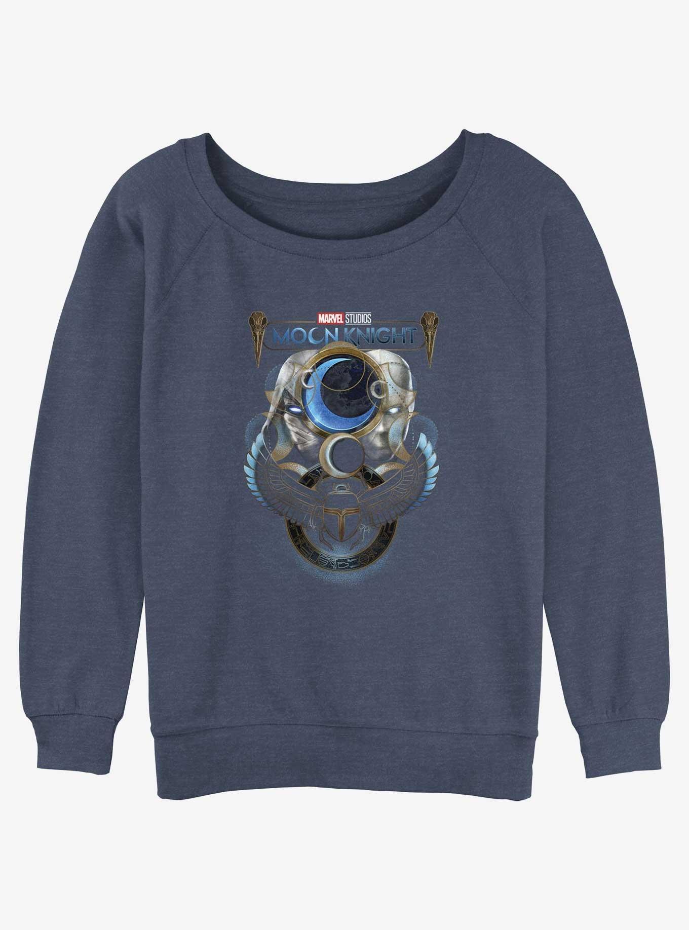 Marvel Moon Knight Passive Protector Girls Slouchy Sweatshirt