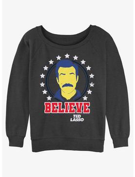 Ted Lasso Believe Star Girls Slouchy Sweatshirt, , hi-res