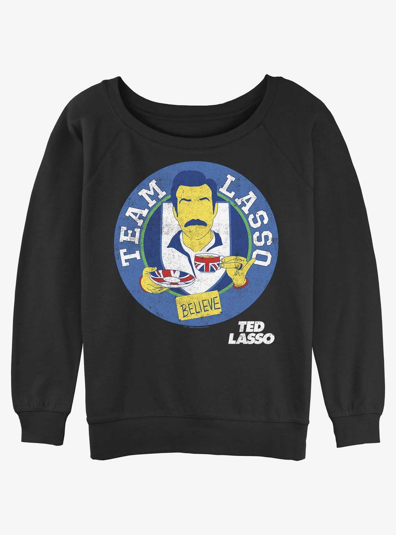 Ted Lasso Team Believe Girls Slouchy Sweatshirt, , hi-res