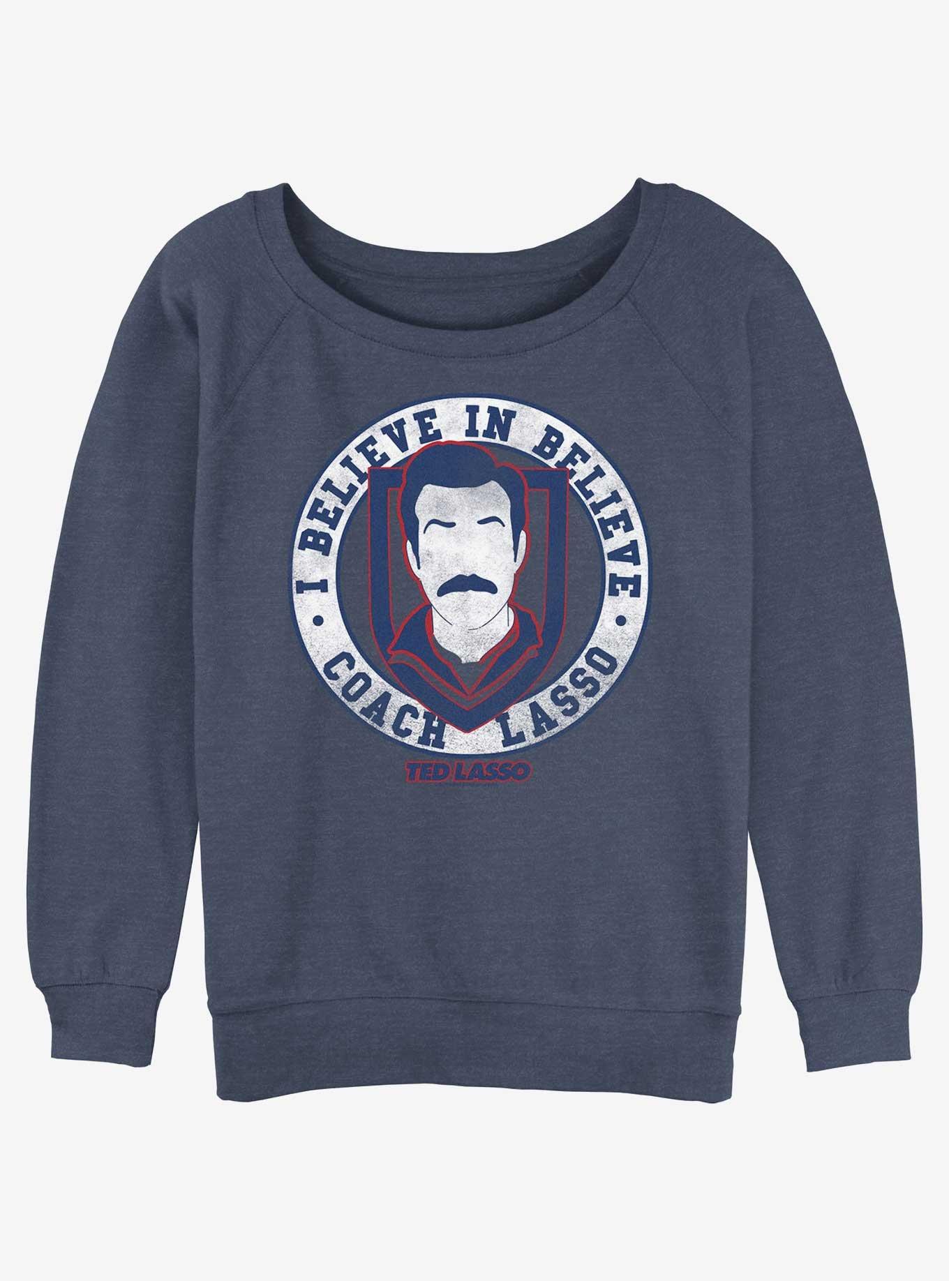 Ted Lasso Believer Girls Slouchy Sweatshirt, , hi-res