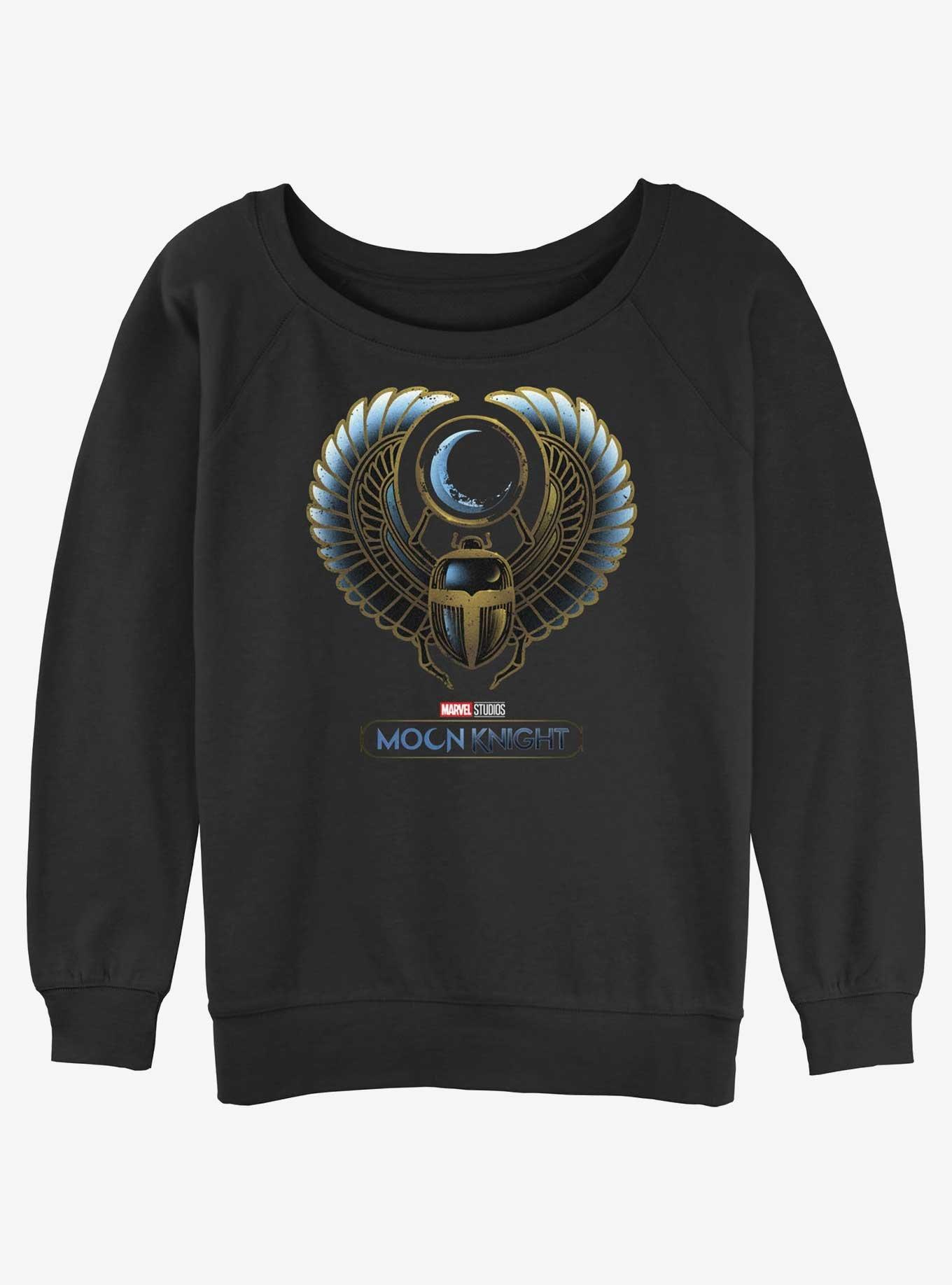 Marvel Moon Knight Scarab Moon Girls Slouchy Sweatshirt, , hi-res