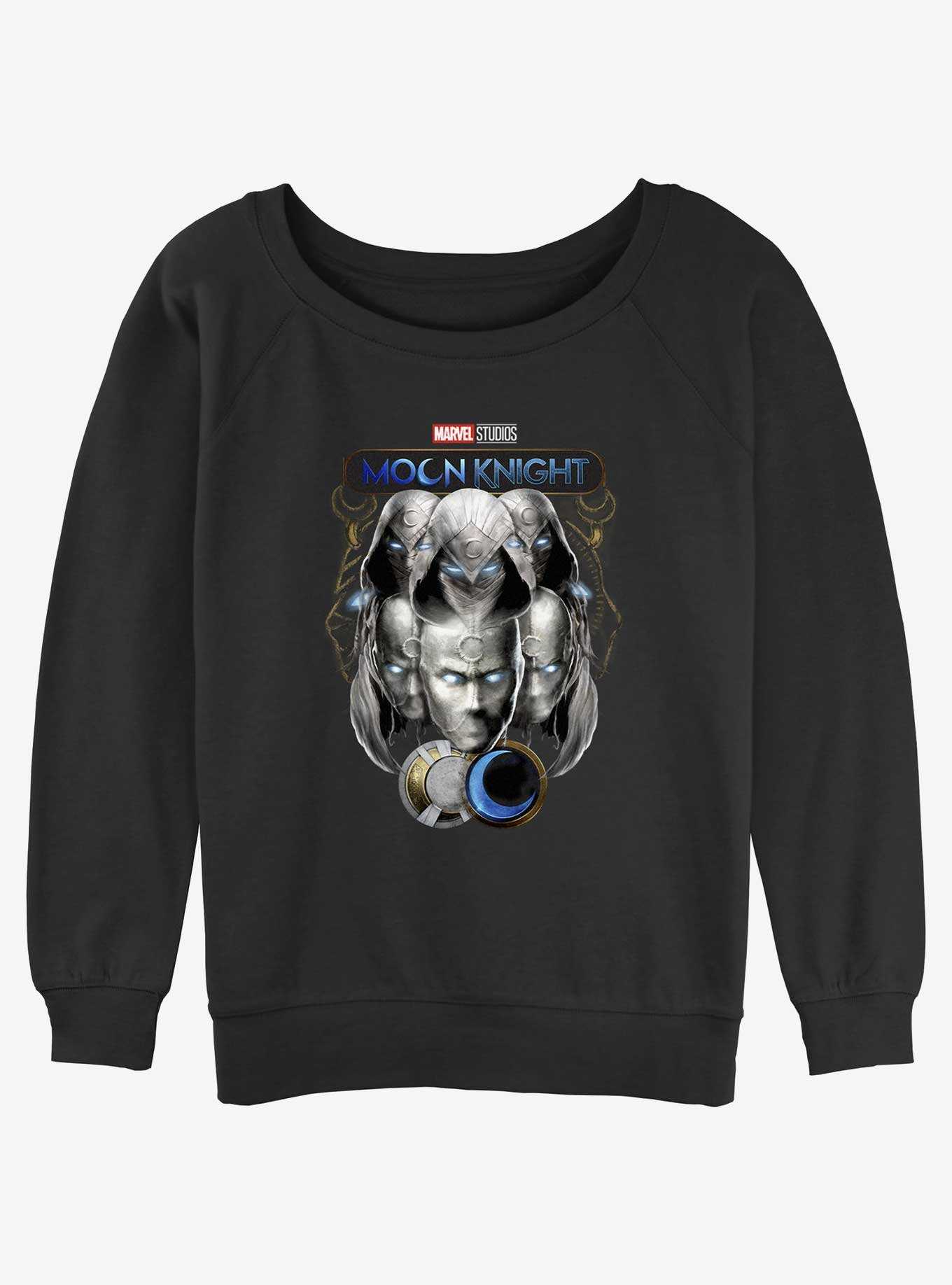 Marvel Moon Knight Split Conscience Girls Slouchy Sweatshirt, , hi-res